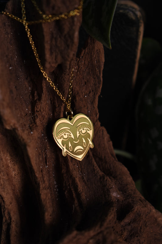 Gold Heartache Necklace