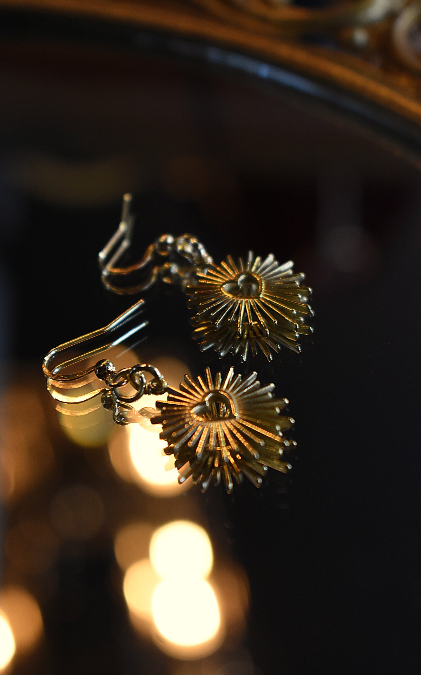 Sunburst Earrings ~ Gold