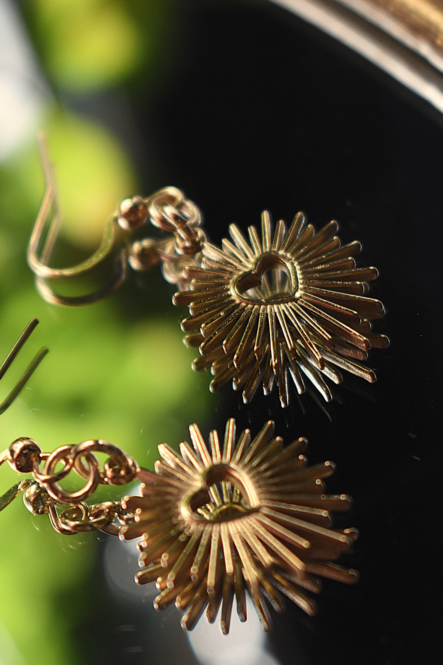 Sunburst Earrings ~ Gold