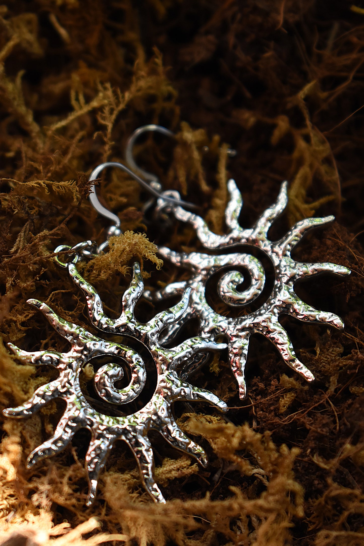 Solaris Earrings ~ Silver