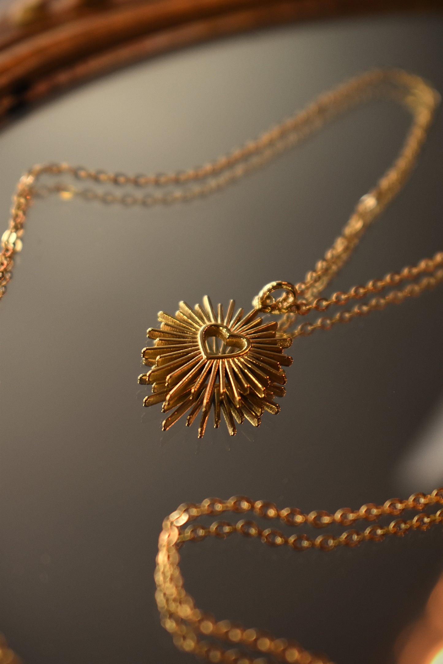 Sunburst Necklace ~ Gold