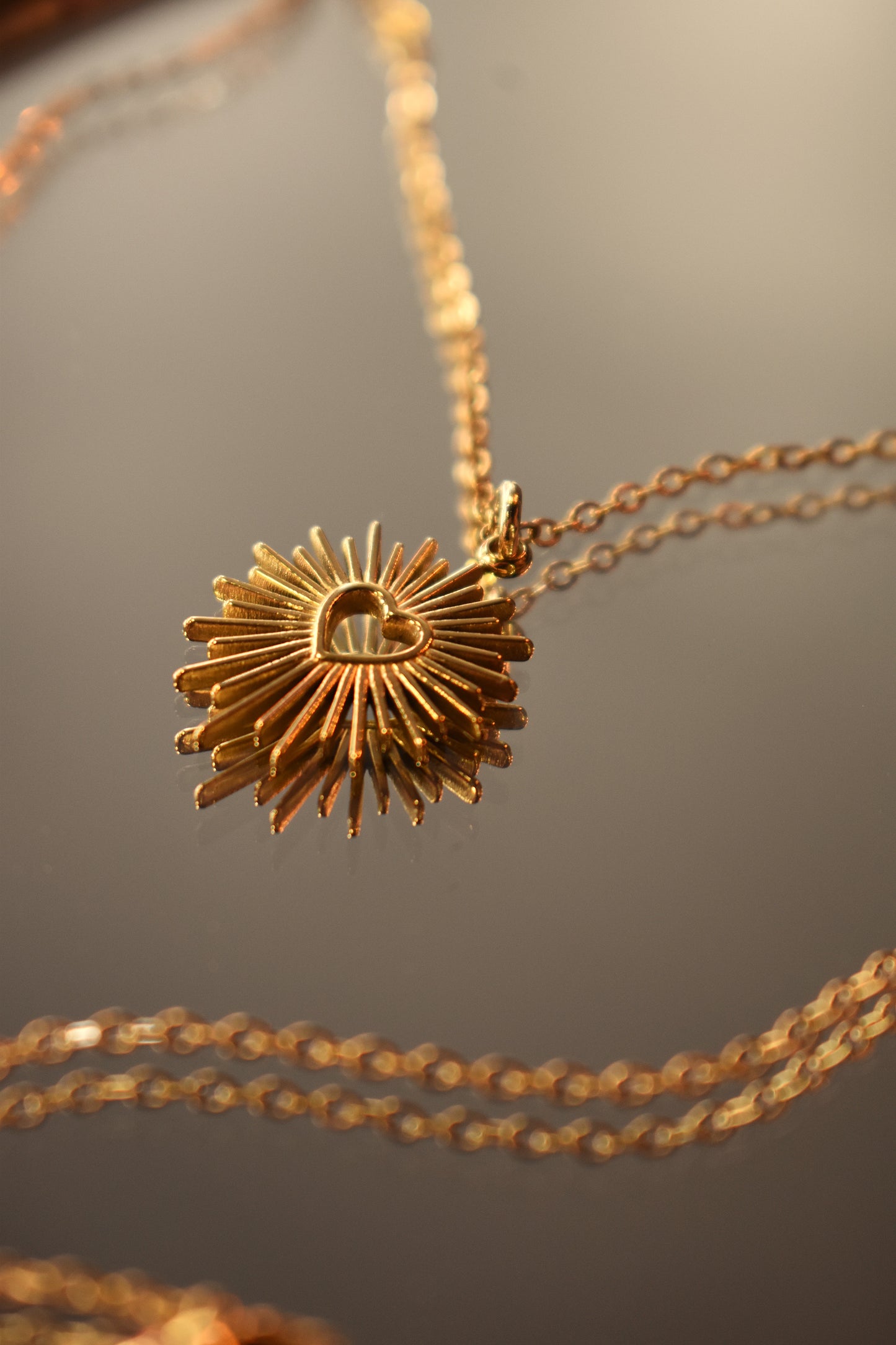 Sunburst Necklace ~ Gold