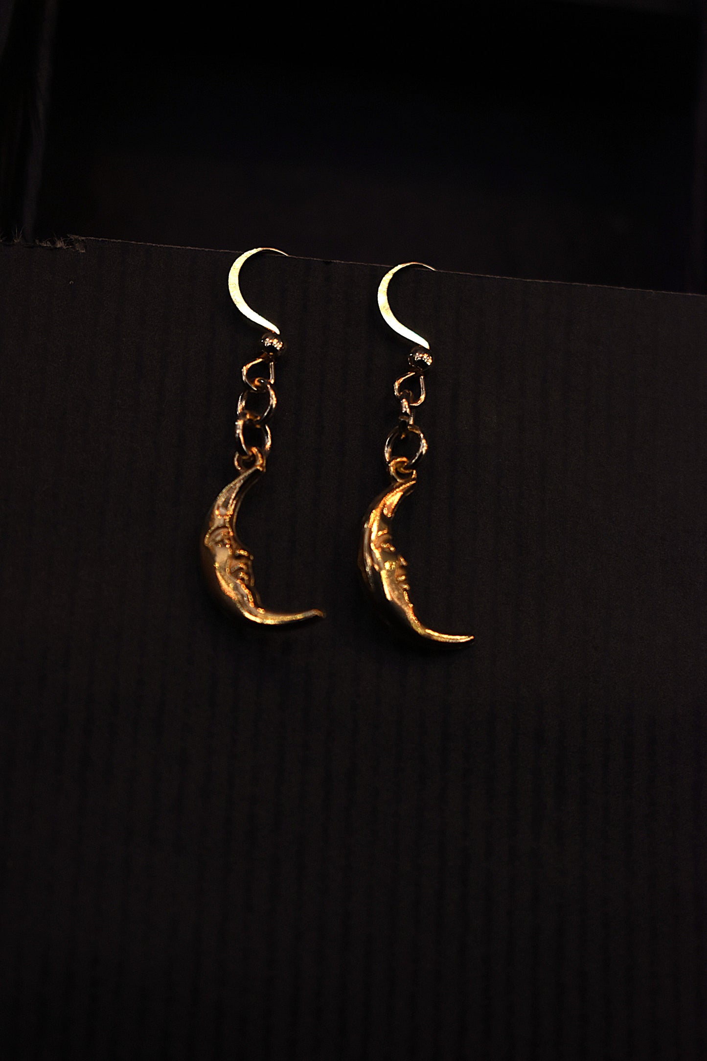 Moonfall Earrings ~ Gold