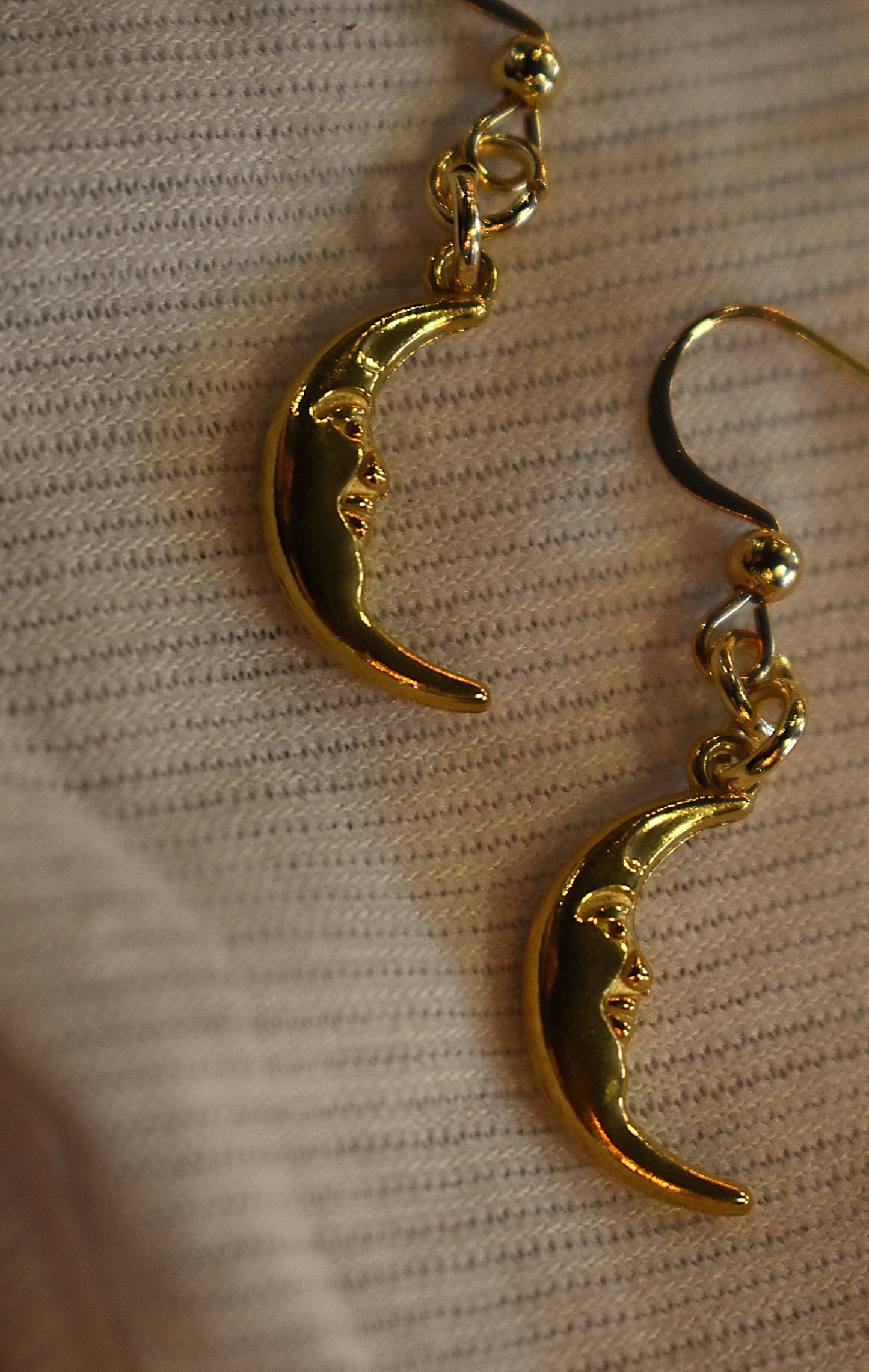 Moonfall Earrings ~ Gold