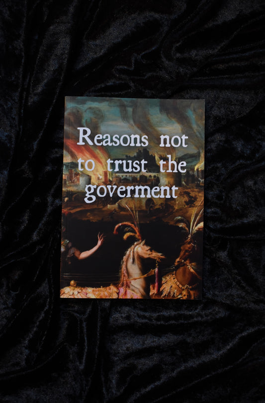Reasons Not No Trust The Government- Tillius A5 Notebook