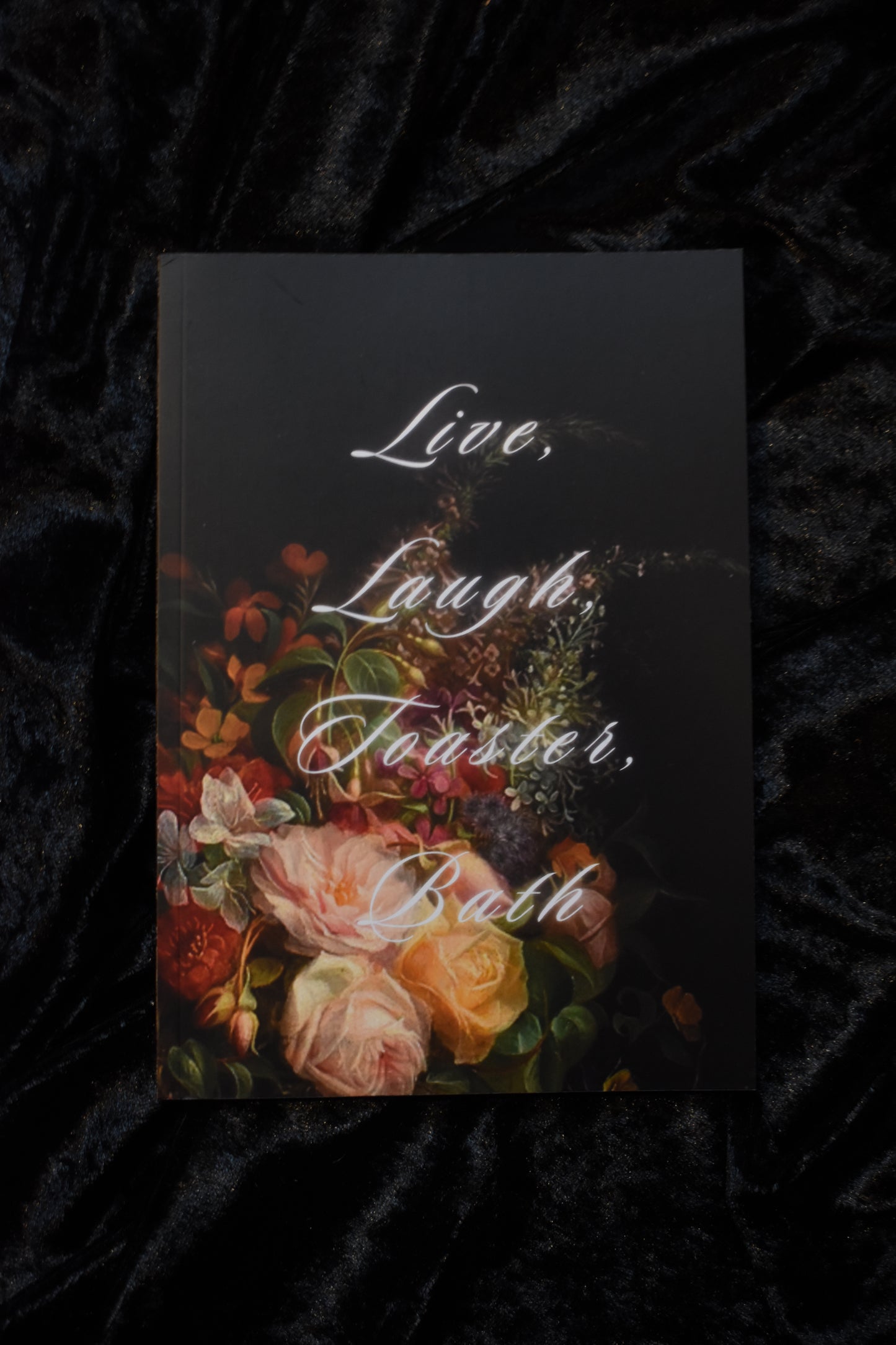 Live Laugh Toaster Bath - Tillius A5 Notebook