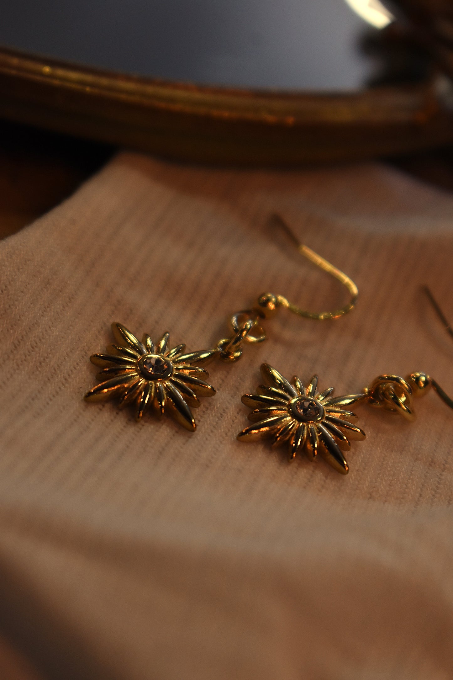 Celestial Light Earrings ~ Gold