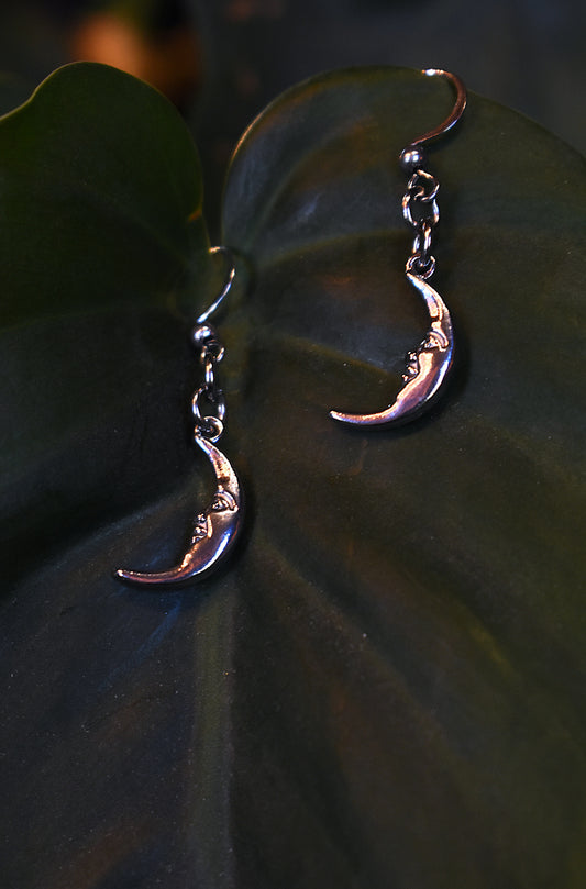 Lunaris Earrings ~ Silver