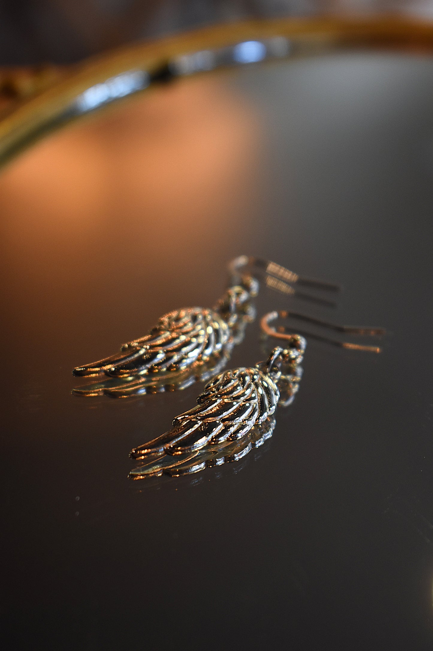 Fallen Grace Earrings ~ Silver