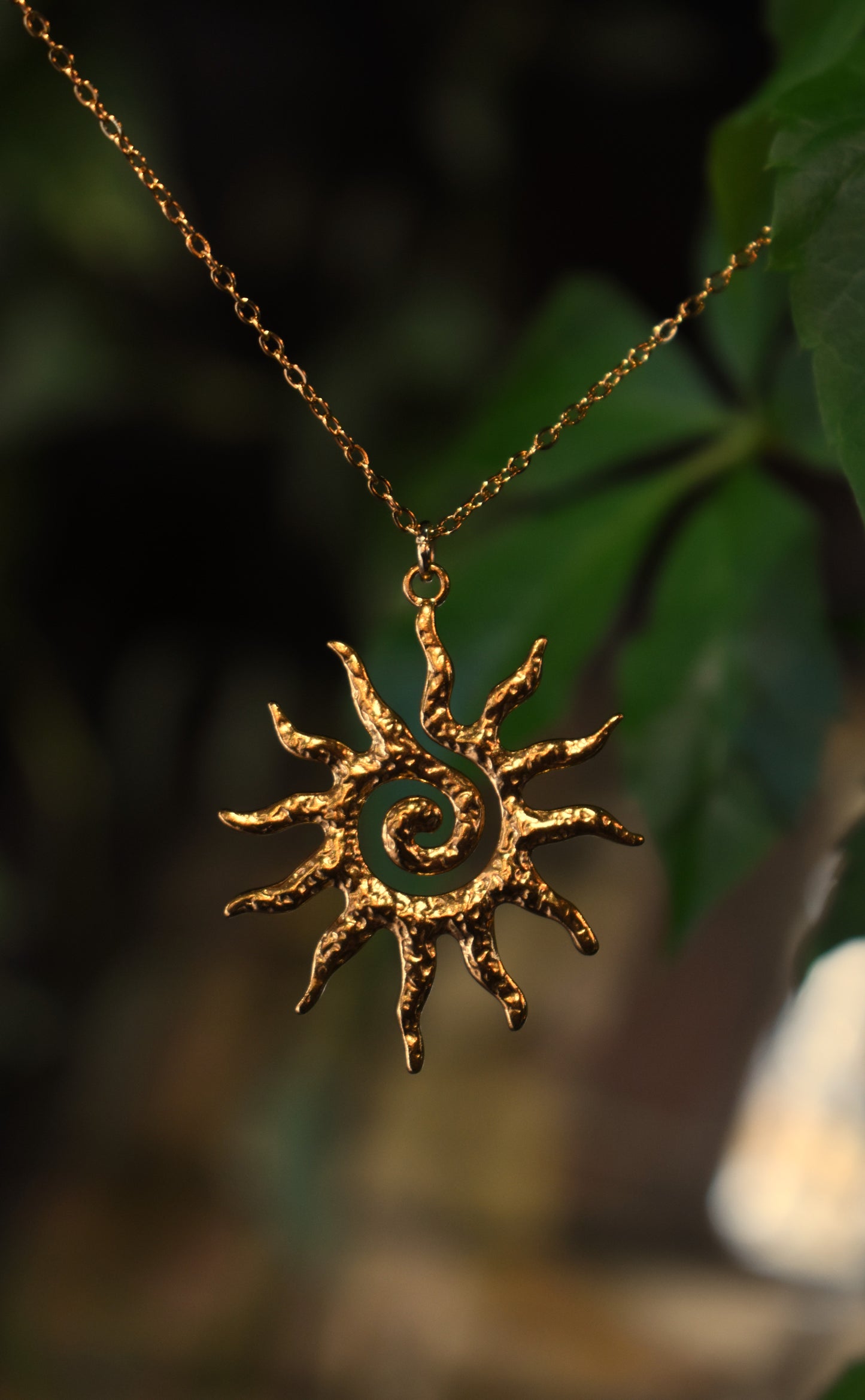 Sunborne Necklace ~ Gold