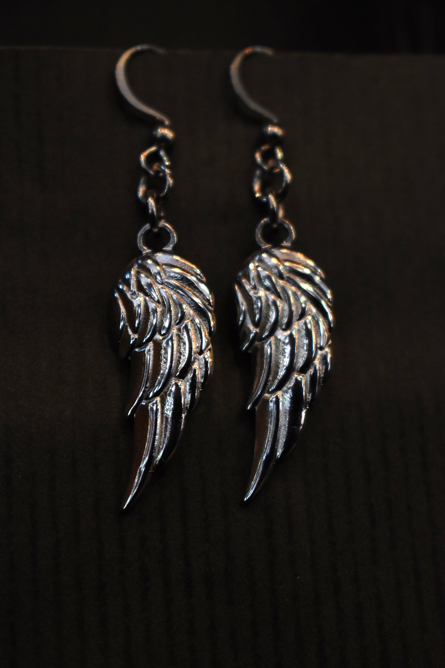 Fallen Grace Earrings ~ Silver