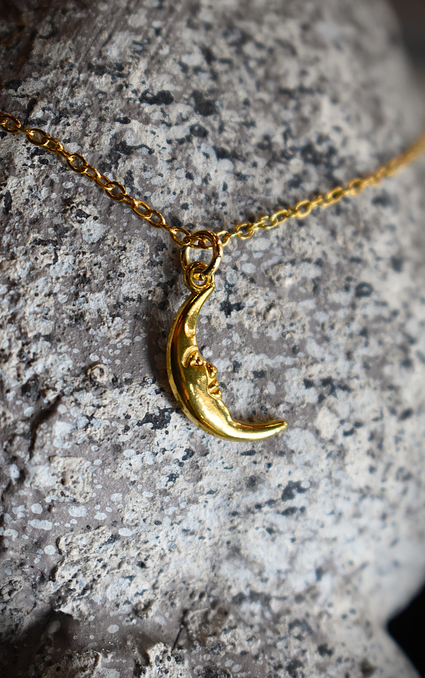 Moonfall Necklace ~ Gold