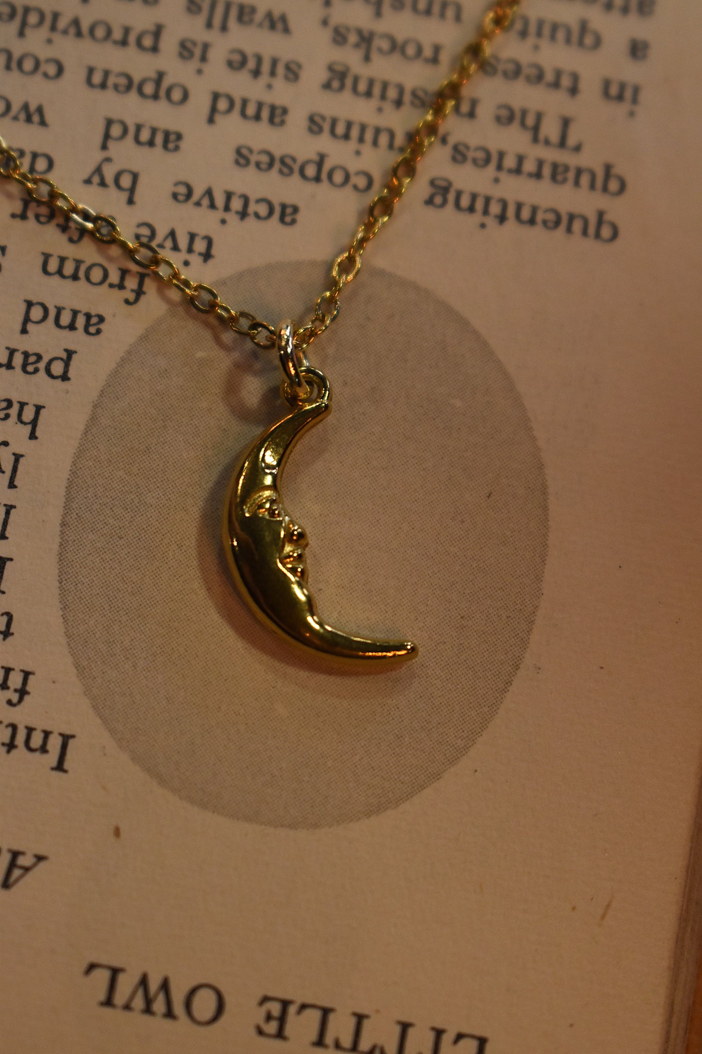 Moonfall Necklace ~ Gold