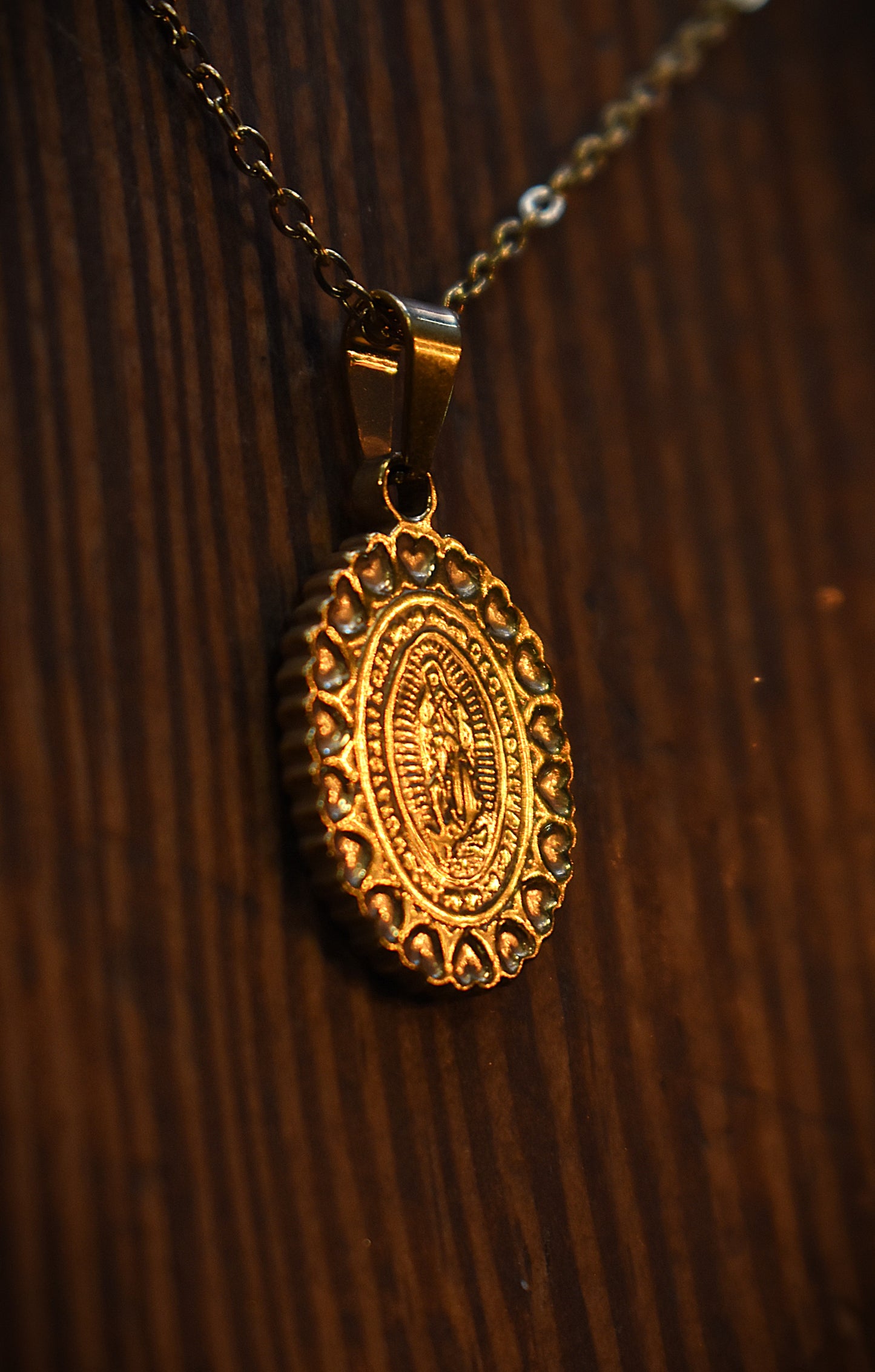 Veiled Saint Necklace ~ Gold