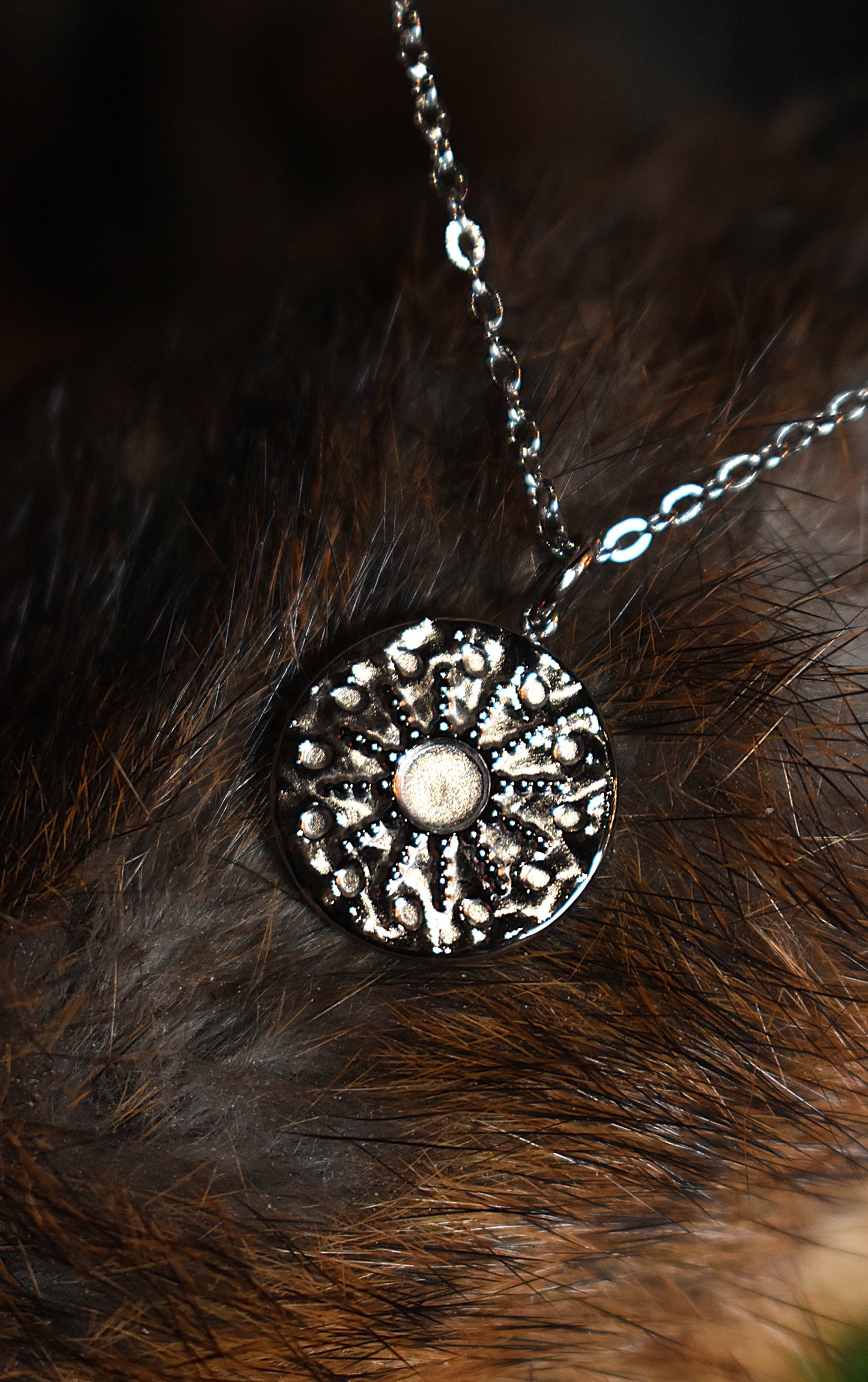 Solara Necklace ~ Silver