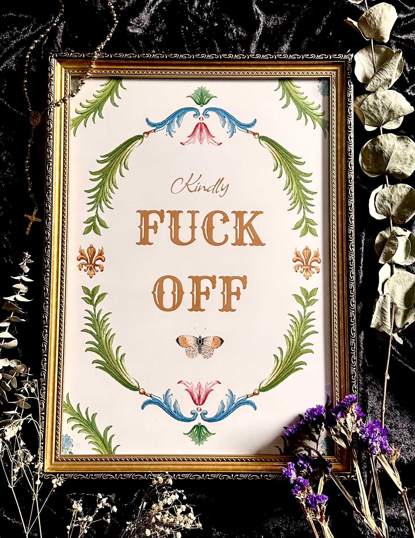 Kindly F**k Off A3 Print