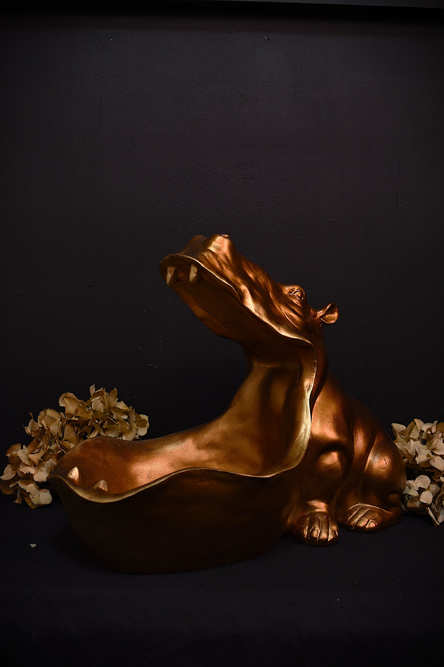 Copper Hungry Hippo Bowl