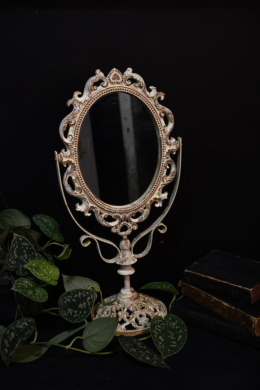 Opulent Mirror On Stand