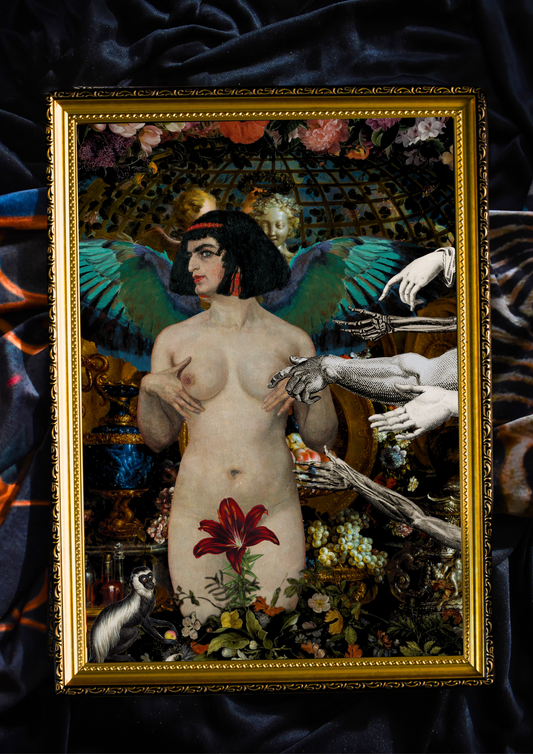 She Cares Not A3 Print