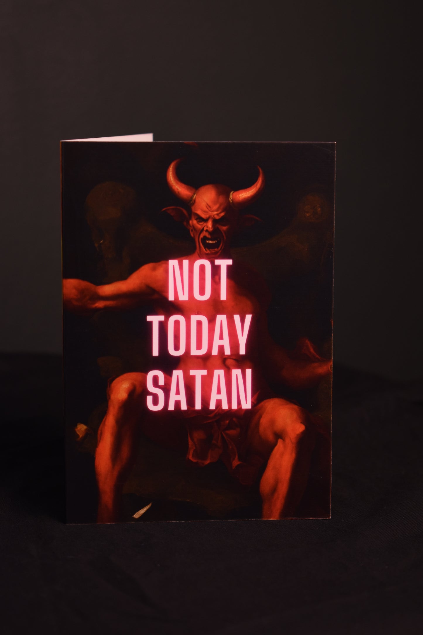 Not Today Satan A6 Card