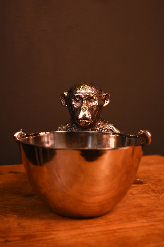 Silver Monkey Bowl