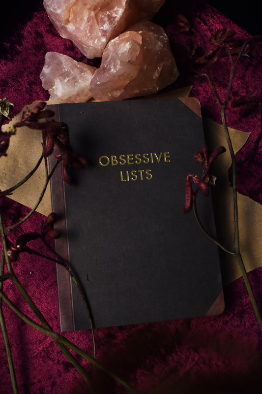 A5 Notebook 'Obsessive Lists'