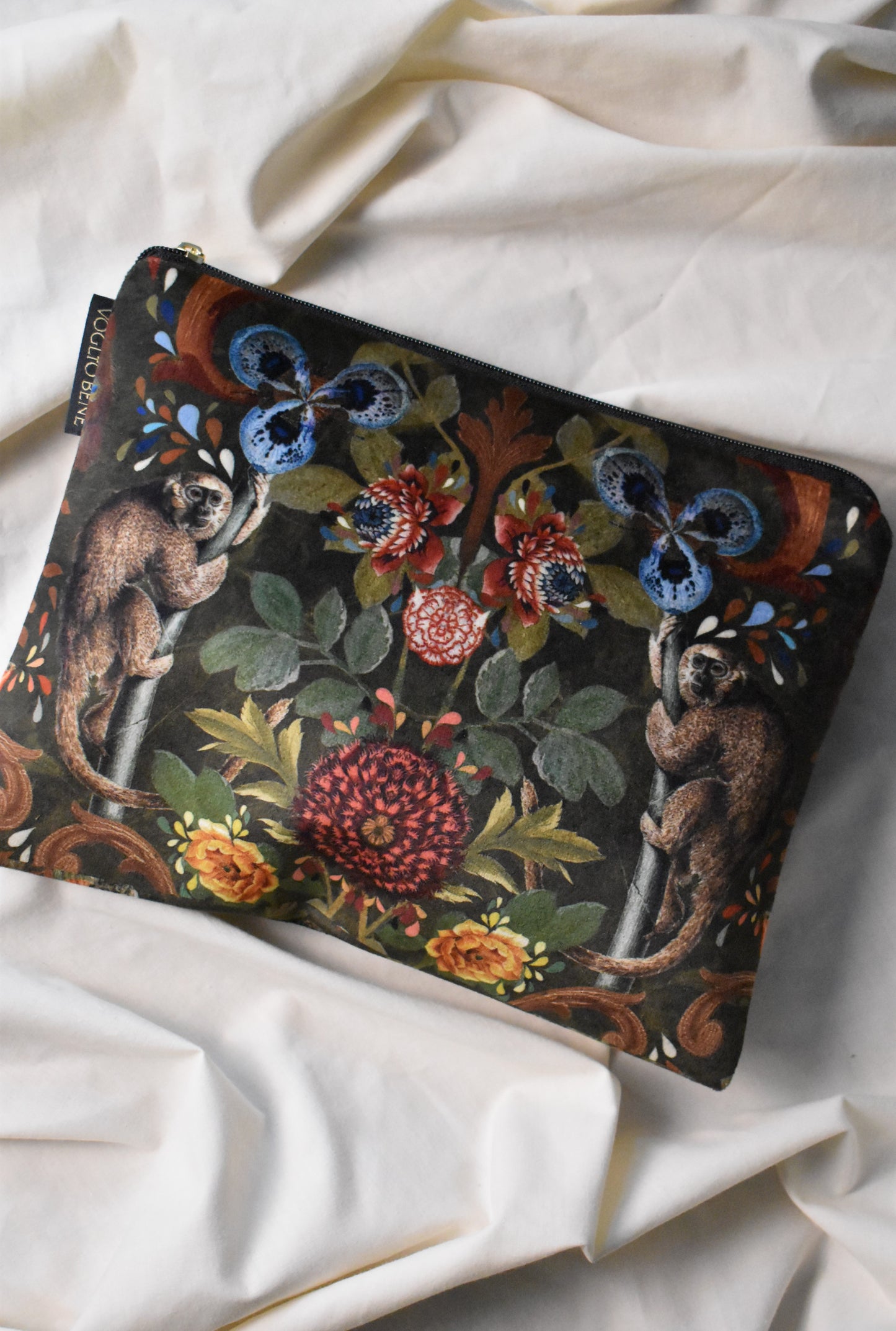 Jungle Velvet Pouch