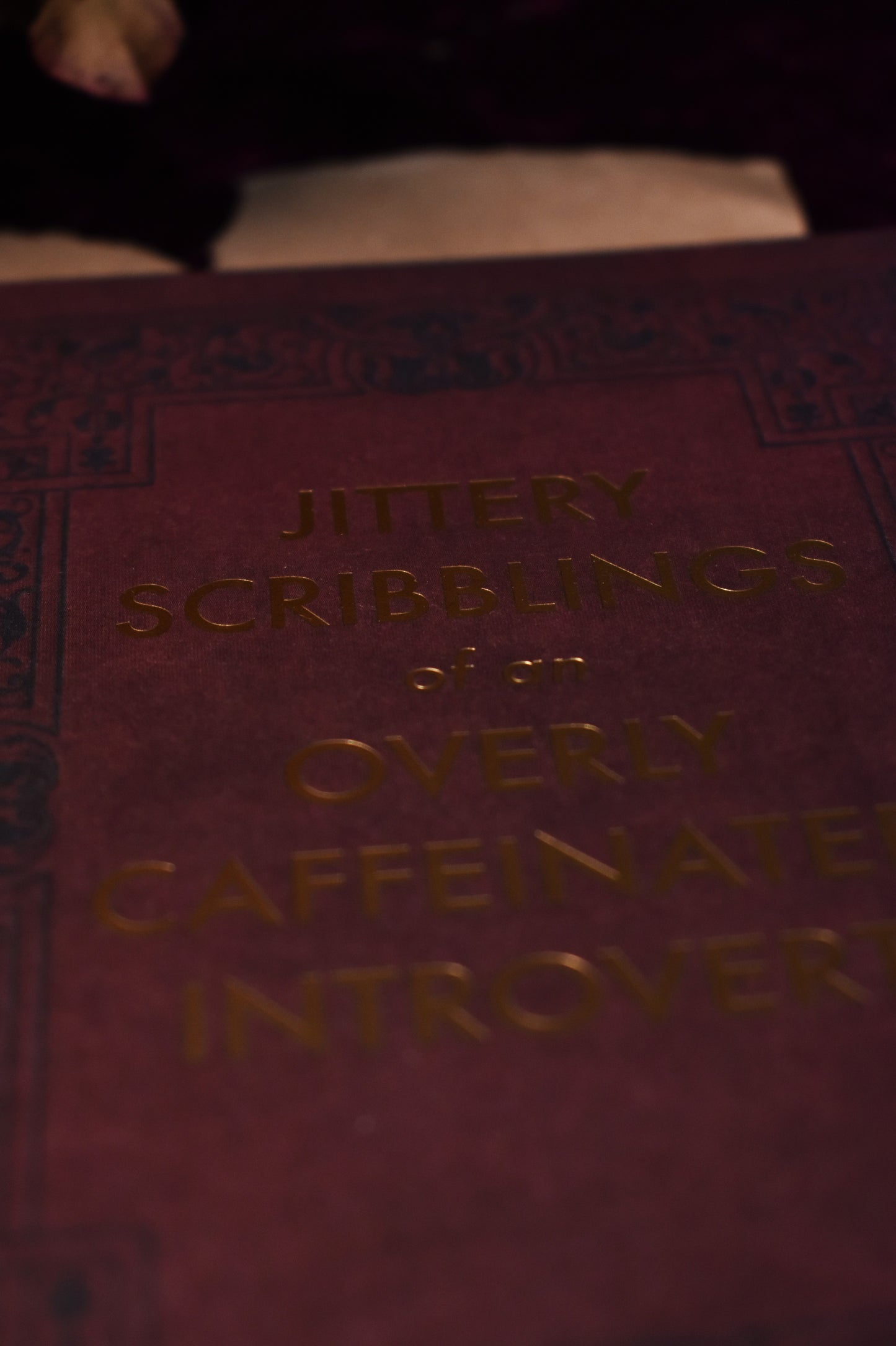 A5 Notebook 'Jittery Scribblings of an Overly Caffeinated Introvert'