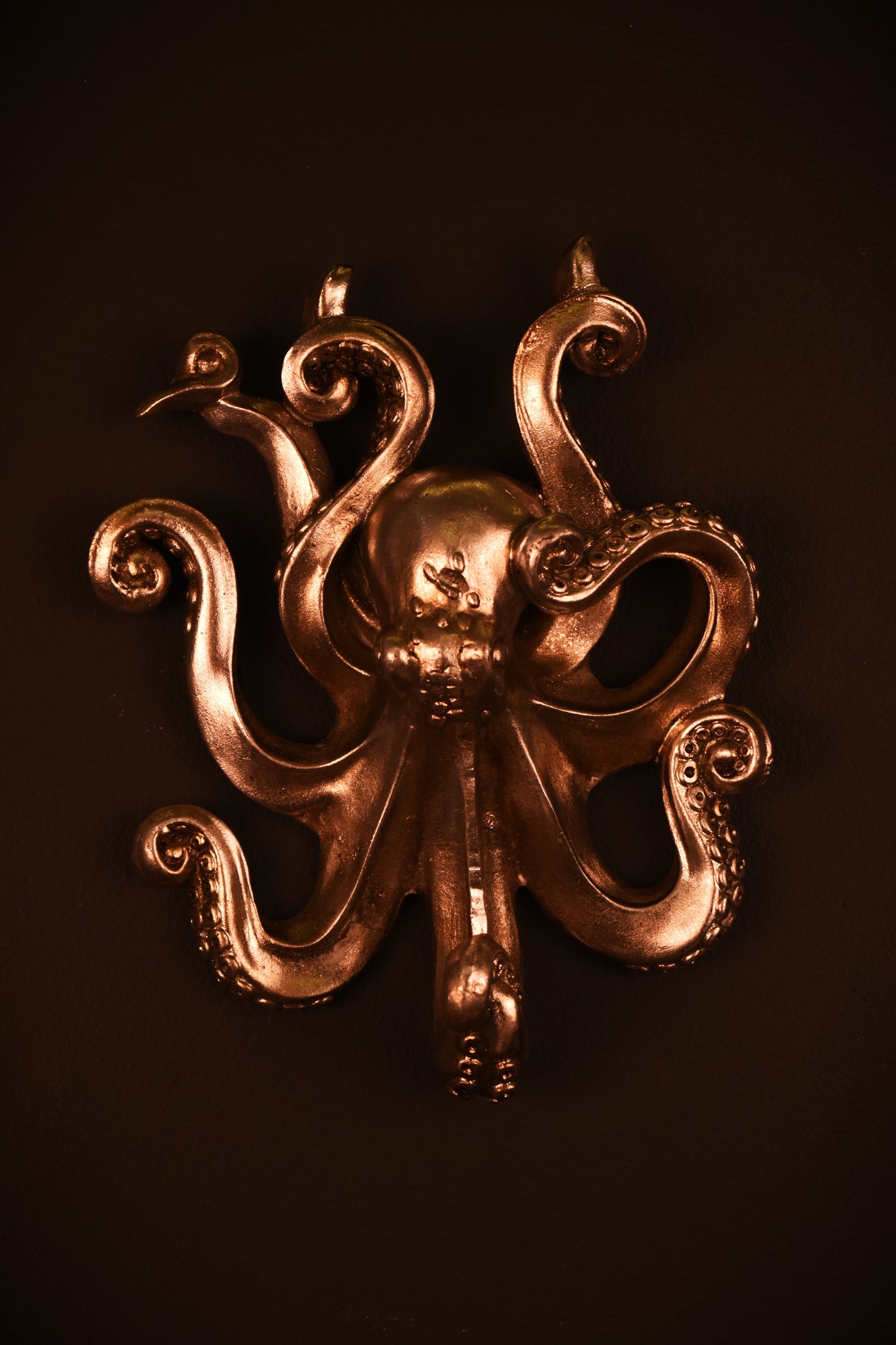 Silver Octopus Wall Art