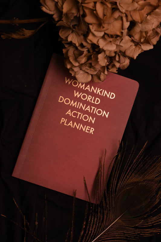 A5 Notebook 'Womankind World Domination Action Planner'