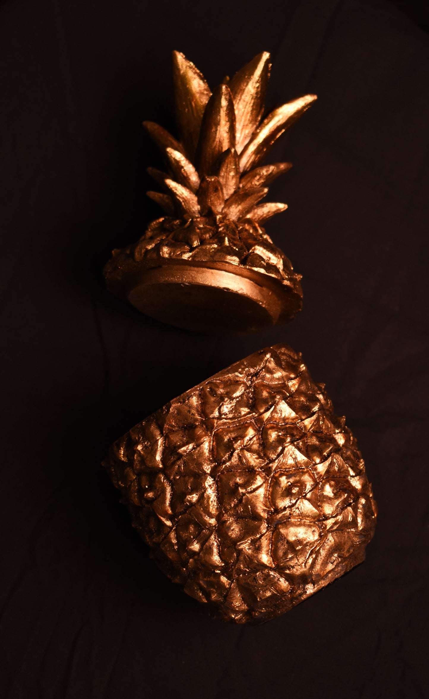 Gold Pineapple Pot