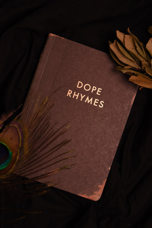 A5 Notebook 'Dope Rhymes'